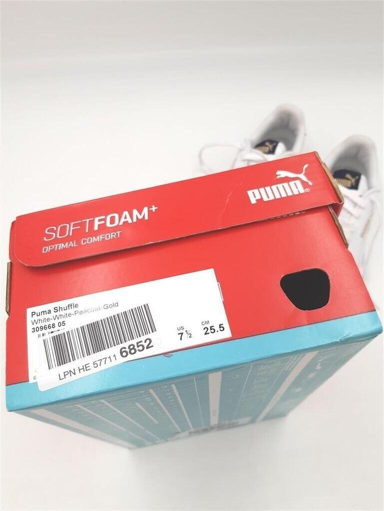 Кроссовки Puma Shuffle (309668) white/white/peacoat/team gold