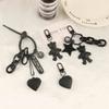 Cute Bow Tie Bear Keychain Love Pentagram Pendant Keyring Car Bag Charms Decor