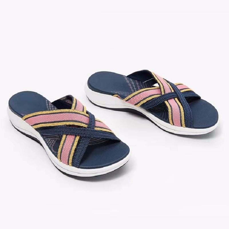 Women Sandals Open Toe Mesh Ladies Wedges Shoes Casual Outdoor Beach Sandalias Female Footwear 2024 Mujer Zapatos456t