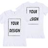 DIY01 Custom Team T-shirt for Women  Add Your Own Design In Front and Back  Print and Text High-quality T-shirt for Men