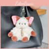 Devon Plush Fun Rex Cat Keychain Whimsical Bag Charm Accessory For Lovers Cat