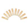 10 Pcs Alto Saxophone Reeds 2.5 Strength E Flat 7x1.6x0.35cm Thin Elastic Alto Sax Reeds for