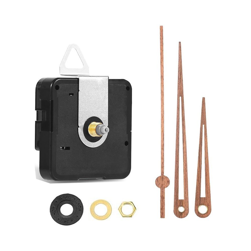 Wood Pointer Clock Mechanism Scanning Clock Hands Kit Silent Wall Clock Parts