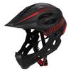 Children Bike Riding 16-Hole Breathable Helmet Detachable Full Face Chin Protection Balance Bicycle