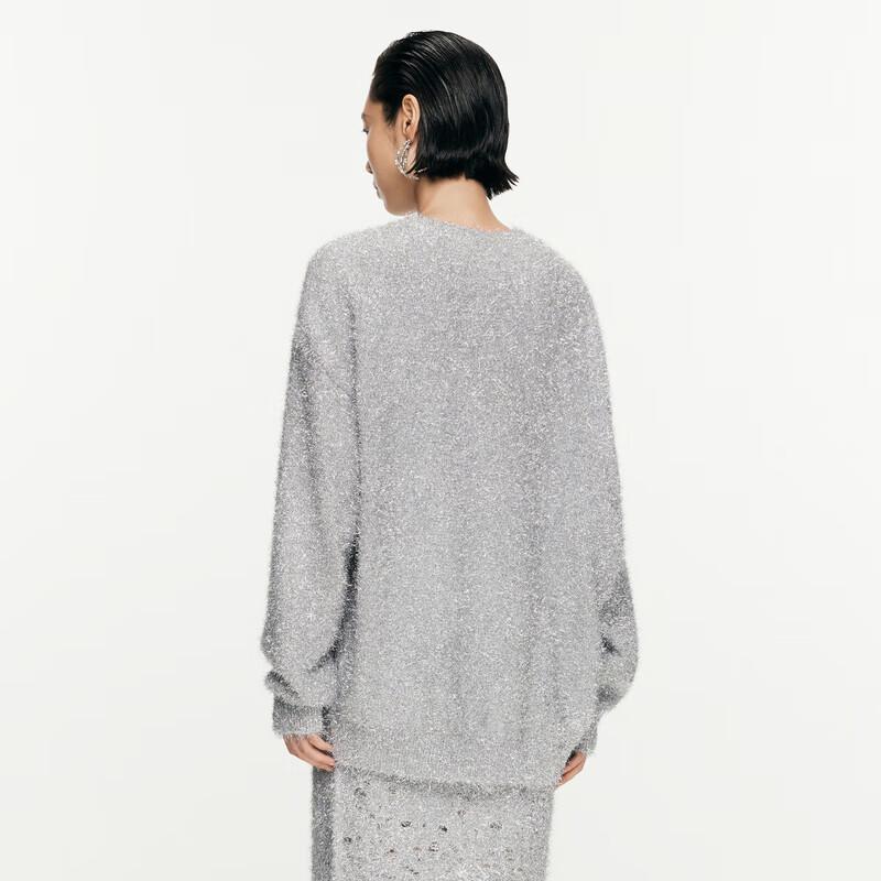 JNBY 2024 Autumn Loose Round Neck Knit Sweater