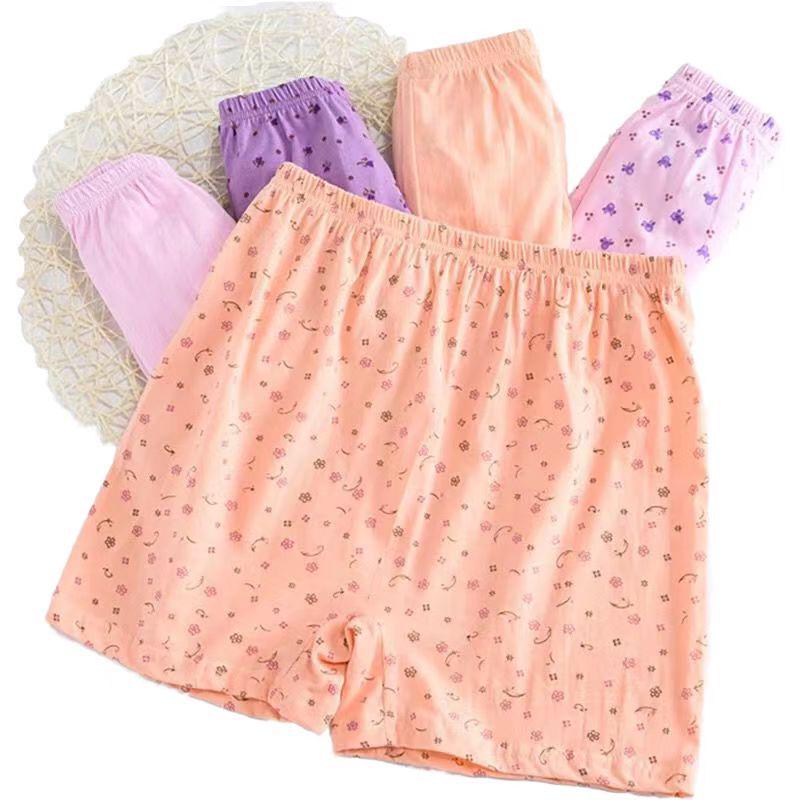 Cotton High-Waist Plus Size Boxer Briefs for Middle-Aged and Elderly Women - Breathable and Comfortable Fit