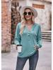 2024 New Autumn Winter Hooded Sweatshirts Women Fashion Buttons V-neck Long Sleeve Pullovers Ladies Casual Loose Hoodies
