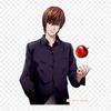 Death Note Light Yagami Near Iron On Heat Transfer Printing Vinyl Patches Sticker for Clothes DIY Appliques Washable Patches