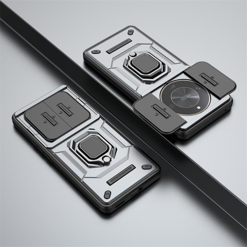 Shockproof Case For Honor Magic 6 Lite Case Honor Magic 6 Lite Ring Holder Magnetic Cover For Honor Magic 6 Lite 5G Push Window