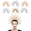 Sun Goddess Baroque Tiara Crown Mary Halocrown Headband Halocrown Headpiece Spiked Halocrown Greek