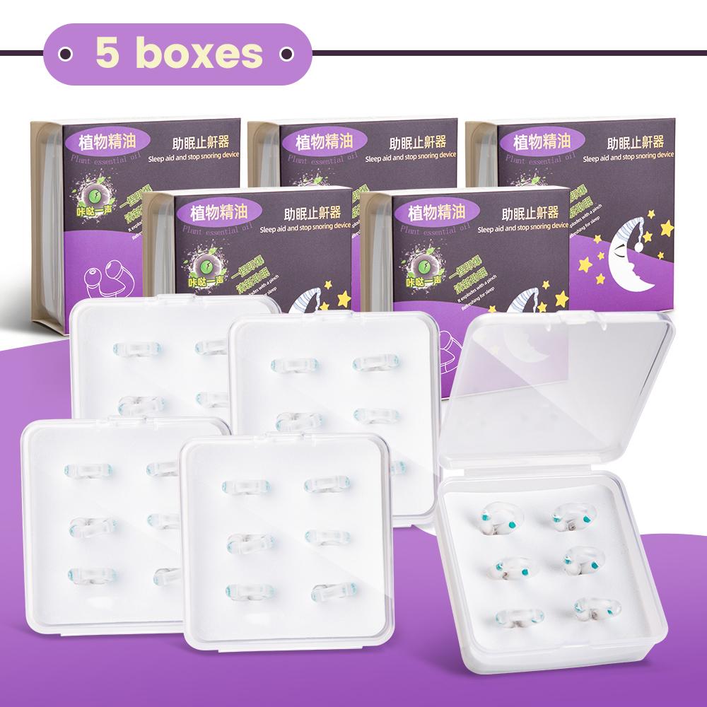 Anti Snoring Device Magnetic Snore Stopper Silicone Aid Nasal Dilators Improve Sleeping Aid Apnea Guard Night Device with Case