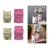 Practical Bear Flower Pots Sturdy Silicone Mold Cement Plaster Craft Supplies for Garden and Indoor Decoration