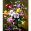 DIY 5D Full Diamond Painting Cross Stitch Table and Flowers Diamond Embroidery Needlework