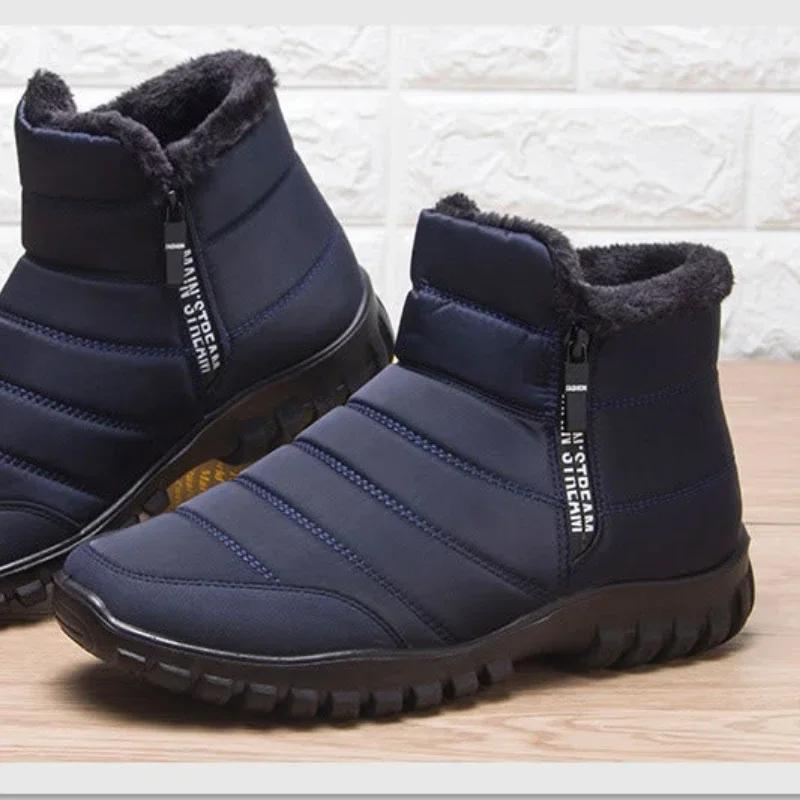 Winter Men's Casual Shoes Plush Warm Men's Snow Boots New Stylish Waterproof Non-slip Male Boots Sell Botas Para