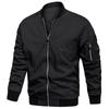 USA Size Men's Lightweight Bomber Jacket for Spring Autumn - Casual Flight Pilot Varsity Baseball Coat