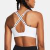 Under Armour Infinity 2.0 Solid Color High-Intensity Sports Bra Women Underwear White 1384123-100