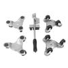 4PCS Furniture Moving Wheel with Lifter Triangular Iron Moving Dolly Set for Home Heavy Goods