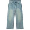 NVG·YOUNG Men's Wide Straight Loose Denim Jeans