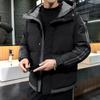 Men's Coat Autumn and Winter New Men's Cotton Coat Korean Style Trendy Short Cotton Jacket Thickened Down Cotton Coat for Men