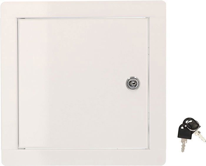 Trappe De Visite - KOTARBAU - 20 X 20 Cm - Métal - Blanc - Facile À Installer