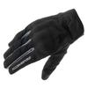 KOMINE Motorcycle Gloves Brave Protective Mesh Size M GK-1833 Gloves, Black/Dark Grey,