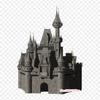 Castle Halloween Desktop Wallpaper Iron On Heat Transfer Printing Vinyl Patches Sticker for Clothes DIY Appliques Washable Patches