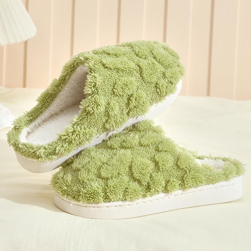 Winter Turtle Shell Cotton Slippers Women's New Indoor Home Home Home Non-slip Warm Plush Slippers Men's
