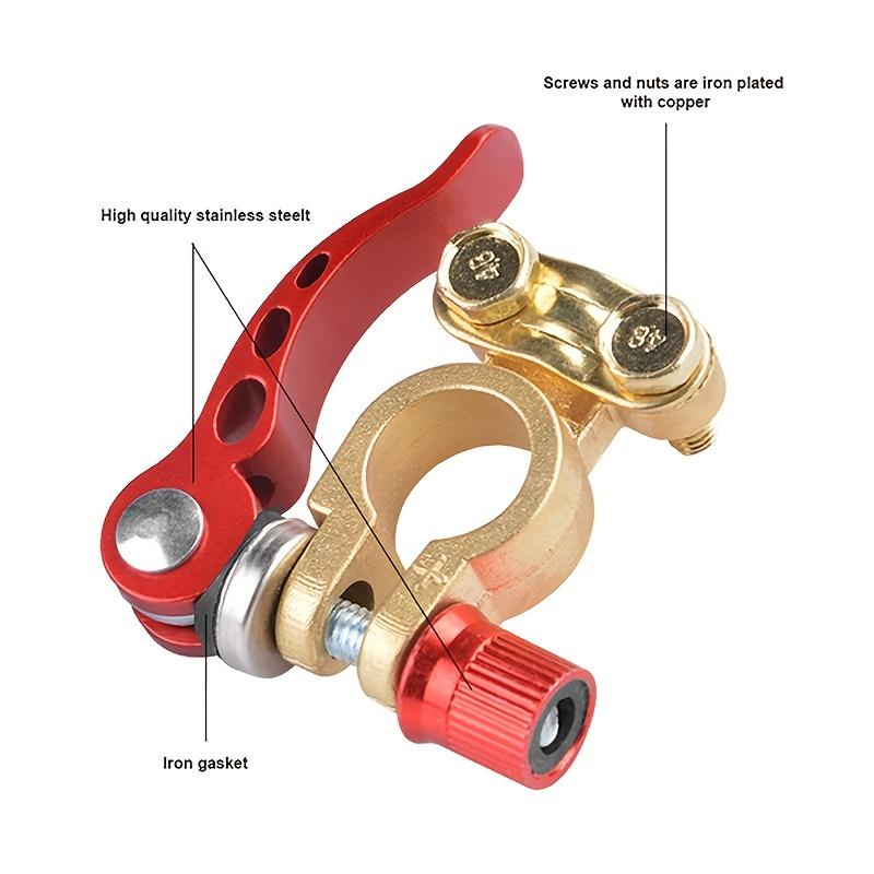 Auto Quick Disconnect Car Battery Main Cable Post Terminal Shut-off Connectors For 12v 6v 24v Boat Race Car Utv Tractor Truck