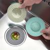 Kitchen Sink Strainers - Hair & Food Catcher, Essential Drain Protection Baskets In Light Green & Blue, Durable Plastic Mesh for Home Use