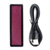 Mini LED Digital Programmable Rechargeable Scrolling Name Message Tag Sign