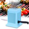 Brochette Maker 49 Holes Beef Barbecue Accessories Kebab Maker Beef Pork Meat Skewer Tools Barbecue Stringer Box Machine