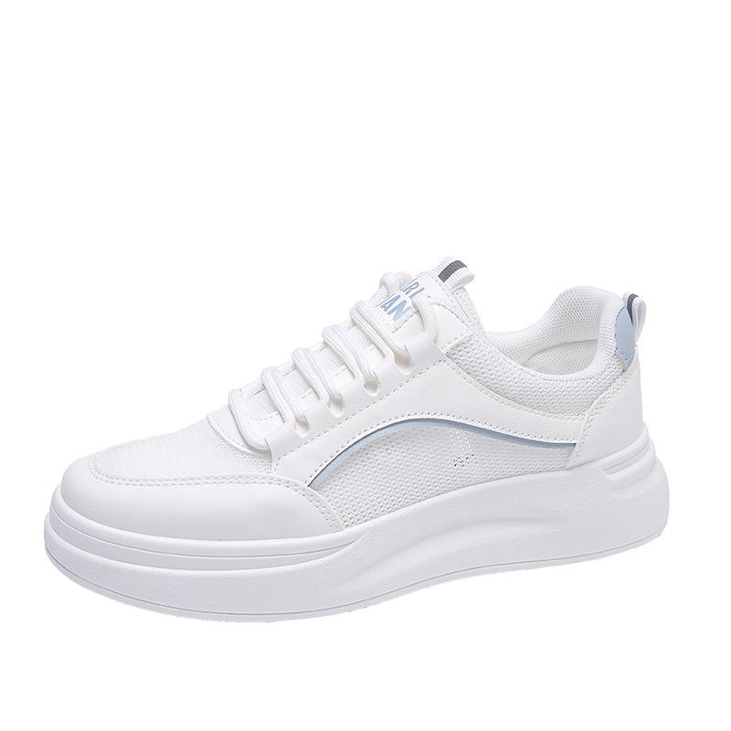 Little White Shoes Women'S New Summer Vibe Style Shoes Platform Soles Women'S Shoes Versatile Trendy Shoes Breathable Cool Mesh Board Shoes