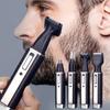 Electric Shaver Rechargeable Razor For Men, 4 In 1 Waterproof Epilator Nose Hair Removal Eyebrow Beard Sideburn Mustache Trimmer
