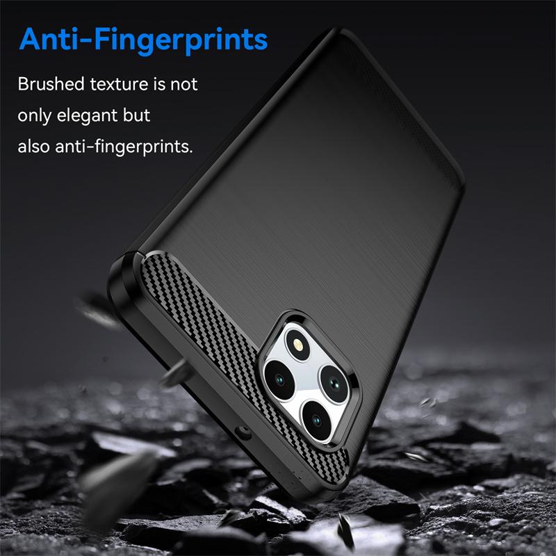 For Cover T-Mobile T Phone 2 Case For T-Mobile T Phone 2 Pro 5G Soft Silicone Carbon Fiber Back Case For T-Mobile T Phone 2 Case