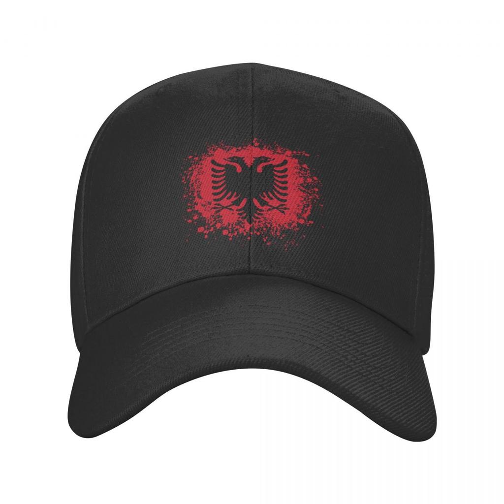 Retro Albania Flag Baseball Cap Women Unisex Personalized Adjustable Adult Albanian Eagle Dad Hat Spring Snapback Summer Hats