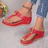 2024 2024 Summer Women's Sandals Rome Wedges Slippers Causal Platform Beach Shoes Plus Size 42 Flip Flops Comfortable Ladies Slides