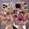 Luxury Crystal Glitter Bling Diamond Phone Case For Iphone 14 13 12 11pro max/Samsung S22 S21 Ultra S20 Fe A13 A23 A33 A53 A73 A12 A22 A32 A52/Redmi
