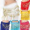 Women Sequins Show Costumes Belly Dance Belt Waist Chain Dancer Skirt Hip Scarf