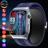 SACOSDING ECG Smartwatch Air Pump Airbag True Blood Pressure Oxygen Temperature Heart Rate Monitor Sphygmomanometer Bluetooth Call Smart Watch