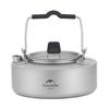 Naturehike Direct Store Kettle Camping Kettle Made of Titanium Outdoor Open Fire Compatible Lightweight Pot Water Boiler Compact 0.8L