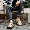 Men's Slippers Summer Sandals Light Adult Thick-soled Beach Shoes Non-slip Open-toe Sandals for Outdoor