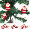 9Pcs Christmas Ornaments Gift Santa Claus Snowman Reindeer Doll Hang Decorations