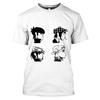Rock Band Gorillaz Series Print Summer Men's O-Neck T-shirt Casual Short Sleeve Oversized T Shirts Fashion Trend Men Clothing
