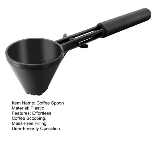 Yousheng Coffee Spoon Funnel for Protein Powder Milk Powder Filling Long Handle Measuring Scoop for Water Bottles Reusable K-Style Cup Coffee Capsule