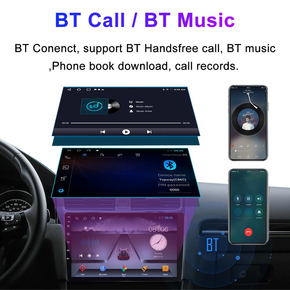 9" Wireless CarPlay for Apple Android Auto Autoradio For Chevy Camaro 2010-2015 Car Radio Stereo Multimedia GPS