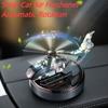 Car Fragrance Solar Car Air Freshener Auto Rotating Dashboard Fragrance Camouflage Helicopter Essential Oil Diffuser Decoration