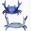Weightlifting Crab Pen Holder Creative Desktop Organizer Decorative Desk Accessory for School Office Home Desk