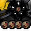 4Pcs Car Wheel Rims Center Hub Caps Emblem Car Accessories For Boxster Cayenne Panamera Macan Cayman 911 918 996 917 991