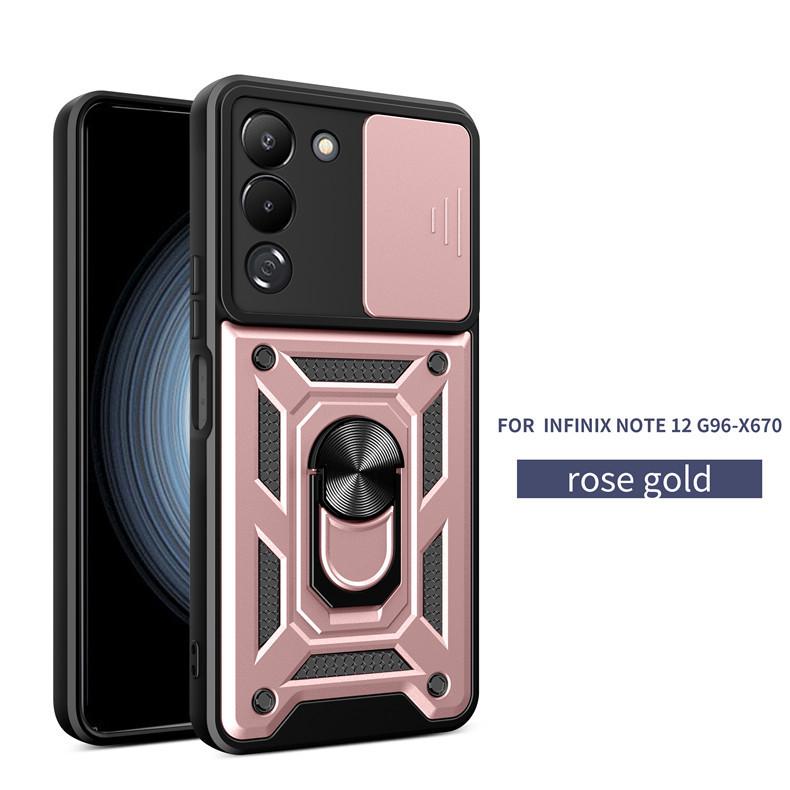 Infinix Note 30 Pro and Tecno Pova 5 Car-Mounted, Drop-Proof Phone Case with Push Window