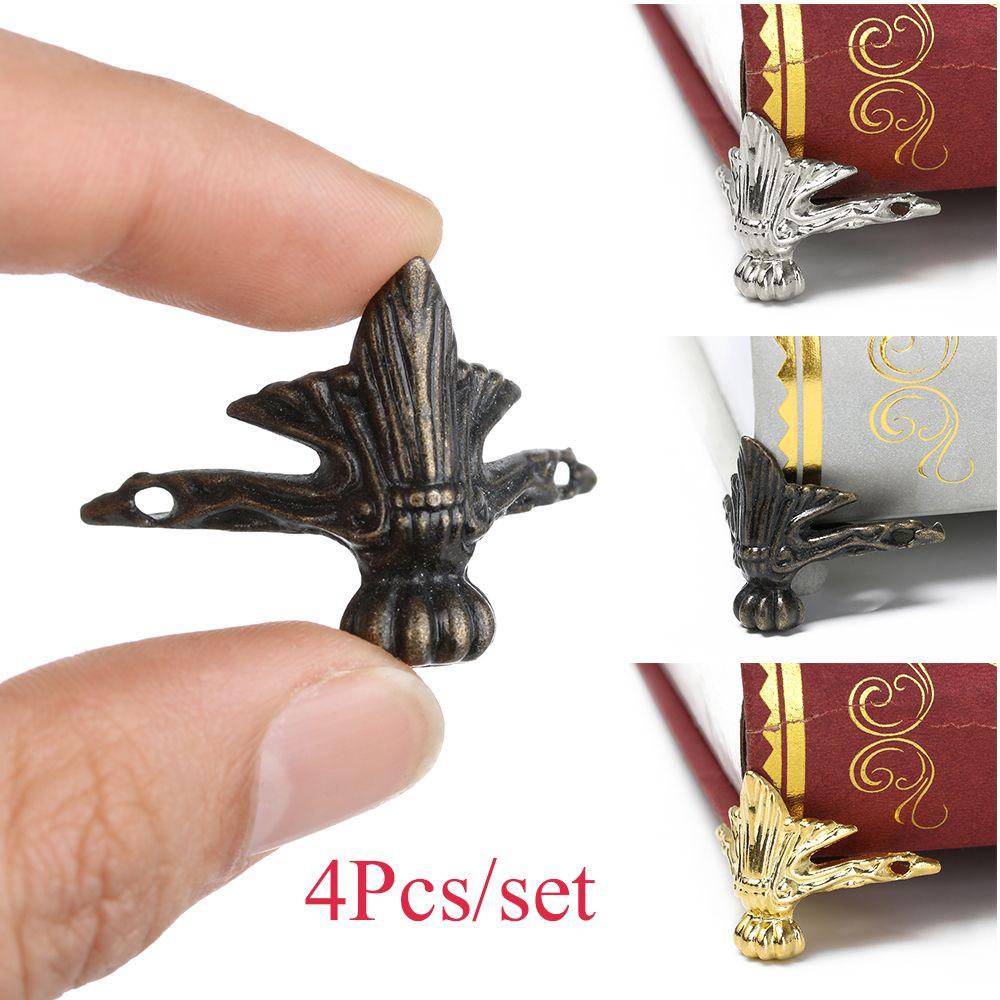 Embellishments DIY Metal Case Vintage Box Decor Corner Protector Corner Brackets Antique Bronze
